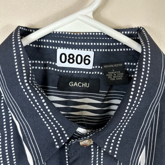 Gachu size large men’s button down dress shirt - Picture 2 of 4